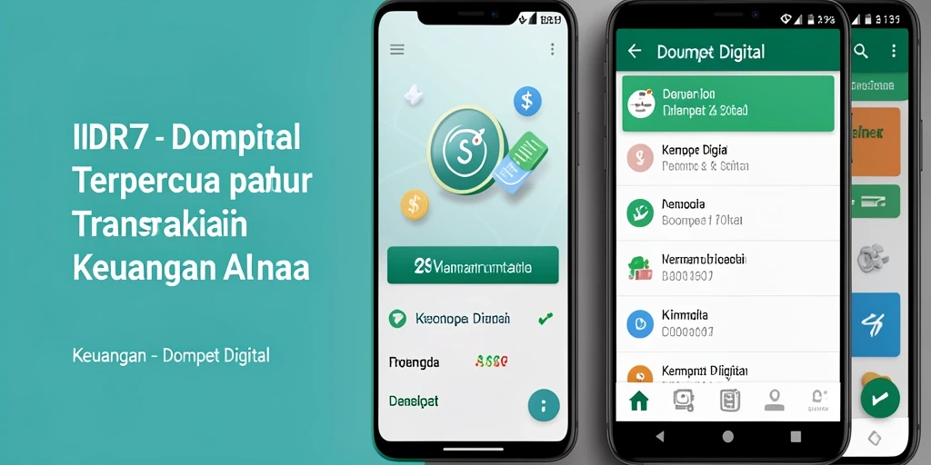 Tampilan antarmuka aplikasi IDR77 yang ramah pengguna dan memudahkan transaksi.
