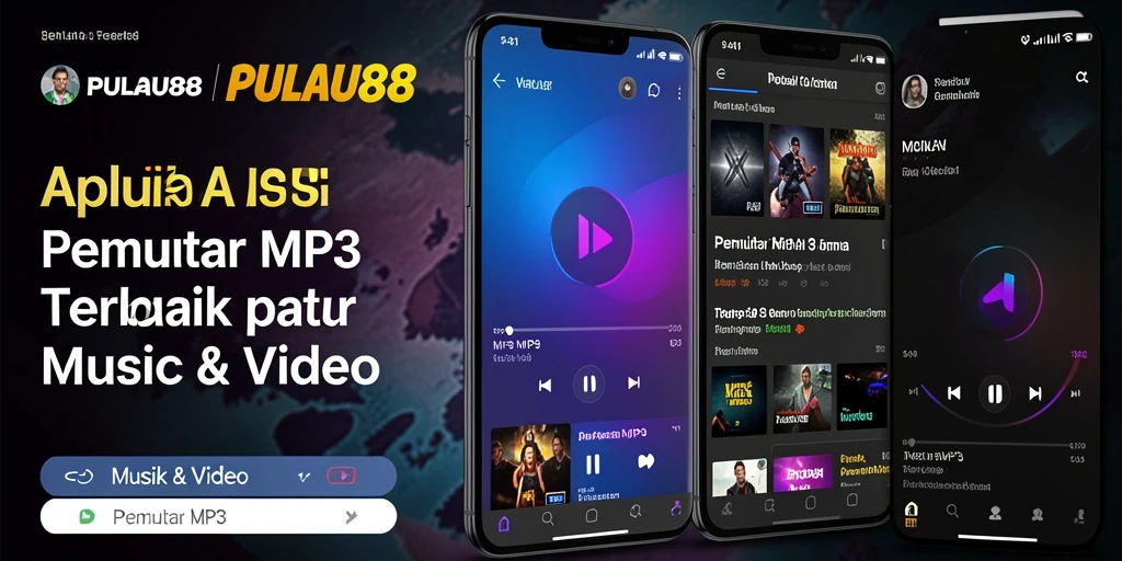 Antarmuka PULAU88 yang menarik untuk Pemutar MP3